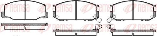 Kawe 0152 02 - Brake Pad Set, disc brake www.autospares.lv