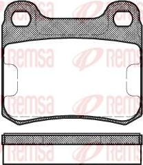 Kawe 0157 00 - Bremžu uzliku kompl., Disku bremzes www.autospares.lv