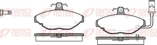 Kawe 0169 01 - Bremžu uzliku kompl., Disku bremzes autospares.lv