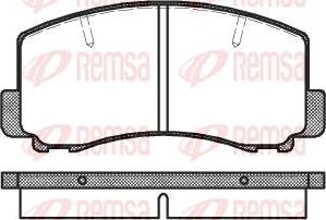 Kawe 0165 00 - Brake Pad Set, disc brake www.autospares.lv