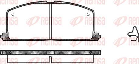 Kawe 0167 04 - Brake Pad Set, disc brake www.autospares.lv