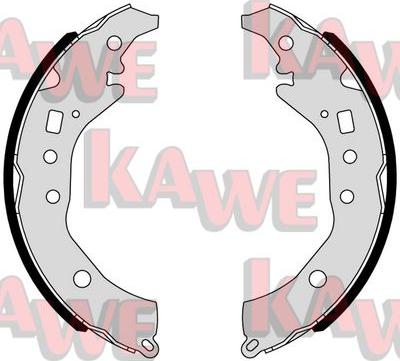 Kawe 01044 - Bremžu loku komplekts www.autospares.lv