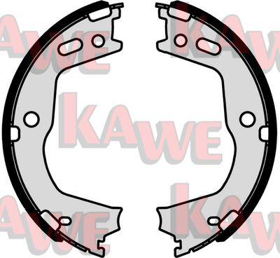 Kawe 01046 - Brake Shoe Set, parking brake www.autospares.lv