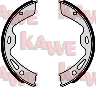 Kawe 01042 - Bremžu loku kompl., Stāvbremze www.autospares.lv