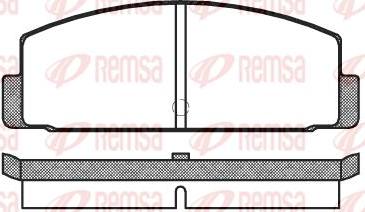 Kawe 0100 00 - Bremžu uzliku kompl., Disku bremzes www.autospares.lv