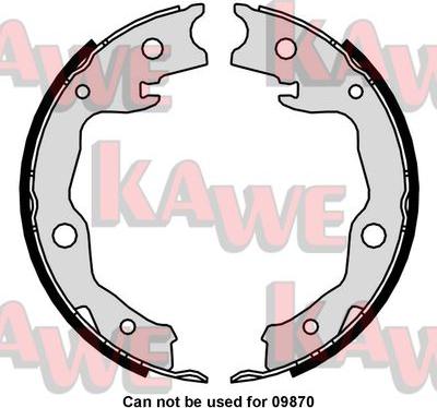 Kawe 01034 - Bremžu loku kompl., Stāvbremze www.autospares.lv