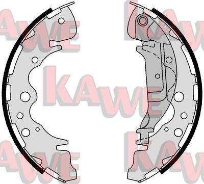 Kawe 01025 - Bremžu loku komplekts www.autospares.lv