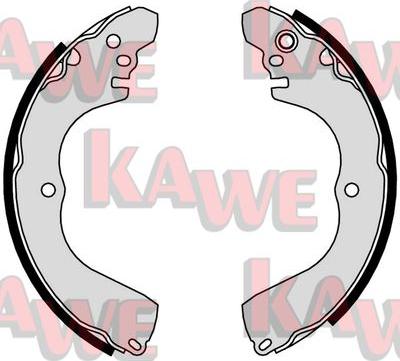 Kawe 01026 - Brake Shoe Set www.autospares.lv