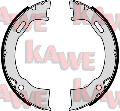 Kawe 01020 - Bremžu loku kompl., Stāvbremze www.autospares.lv