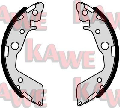 Kawe 01075 - Bremžu loku komplekts www.autospares.lv