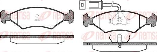 Kawe 0119 22 - Bremžu uzliku kompl., Disku bremzes www.autospares.lv