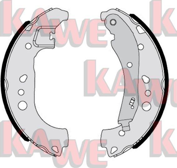 Kawe 01197 - Bremžu loku komplekts www.autospares.lv