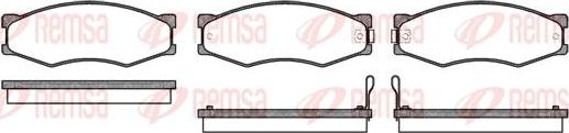 Kawe 0184 02 - Bremžu uzliku kompl., Disku bremzes www.autospares.lv