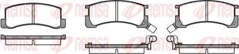 Kawe 0185 02 - Brake Pad Set, disc brake www.autospares.lv