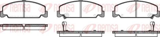 Kawe 0182 12 - Brake Pad Set, disc brake www.autospares.lv