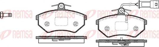 Kawe 0134 52 - Bremžu uzliku kompl., Disku bremzes www.autospares.lv