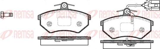 Kawe 0134 62 - Bremžu uzliku kompl., Disku bremzes www.autospares.lv