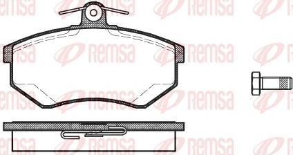 Kawe 0134 20 - Brake Pad Set, disc brake www.autospares.lv