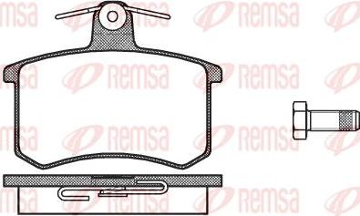 Kawe 0135 10 - Тормозные колодки, дисковые, комплект www.autospares.lv