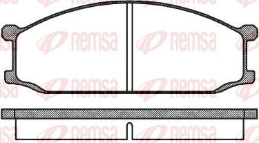 Kawe 0136 00 - Bremžu uzliku kompl., Disku bremzes www.autospares.lv