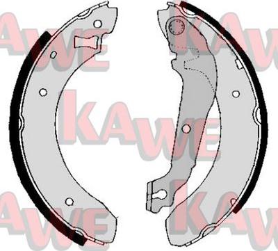 Kawe 01380B - Bremžu loku komplekts www.autospares.lv