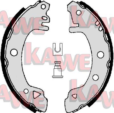 Kawe 01380 - Bremžu loku komplekts www.autospares.lv