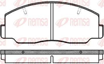 Kawe 0137 00 - Тормозные колодки, дисковые, комплект www.autospares.lv