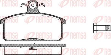 Kawe 0128 40 - Bremžu uzliku kompl., Disku bremzes www.autospares.lv