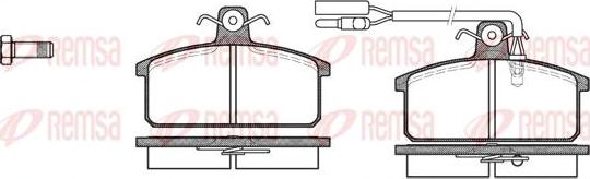 Kawe 0128 12 - Bremžu uzliku kompl., Disku bremzes www.autospares.lv