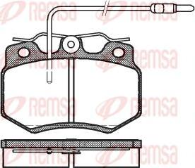 Kawe 0170 04 - Bremžu uzliku kompl., Disku bremzes www.autospares.lv