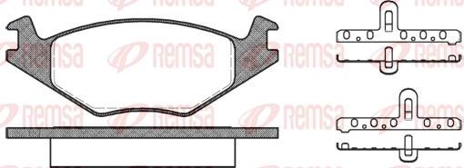 Kawe 0171 20 - Brake Pad Set, disc brake www.autospares.lv