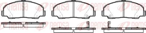 Kawe 0178 32 - Brake Pad Set, disc brake www.autospares.lv