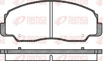 Kawe 0178 20 - Bremžu uzliku kompl., Disku bremzes www.autospares.lv