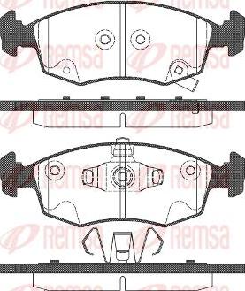 Kawe 0172 72 - Bremžu uzliku kompl., Disku bremzes www.autospares.lv