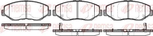 Kawe 0899 00 - Brake Pad Set, disc brake www.autospares.lv