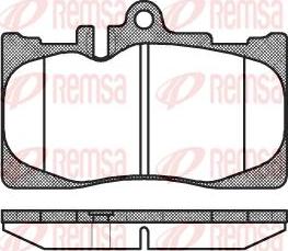 Kawe 0890 00 - Bremžu uzliku kompl., Disku bremzes www.autospares.lv