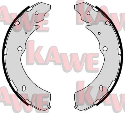 Kawe 08910 - Bremžu loku komplekts www.autospares.lv