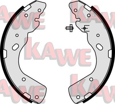 Kawe 08450 - Bremžu loku komplekts www.autospares.lv