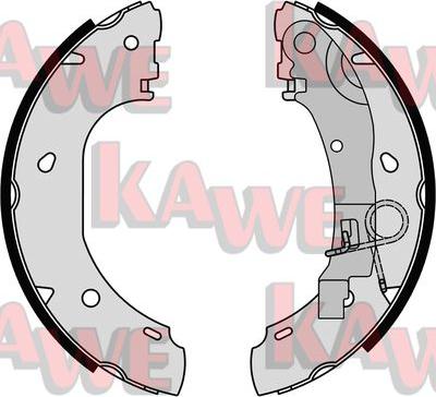 Kawe 08540 - Bremžu loku komplekts www.autospares.lv