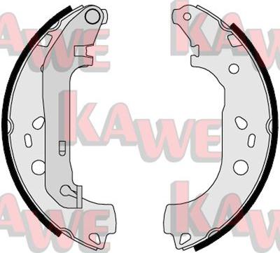 Kawe 08550 - Bremžu loku komplekts www.autospares.lv