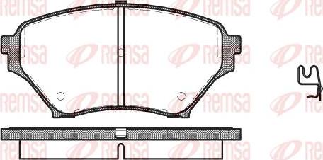 Kawe 0850 02 - Bremžu uzliku kompl., Disku bremzes www.autospares.lv