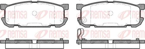 Kawe 0853 02 - Bremžu uzliku kompl., Disku bremzes www.autospares.lv