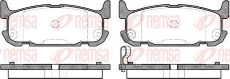 Kawe 0853 12 - Bremžu uzliku kompl., Disku bremzes www.autospares.lv