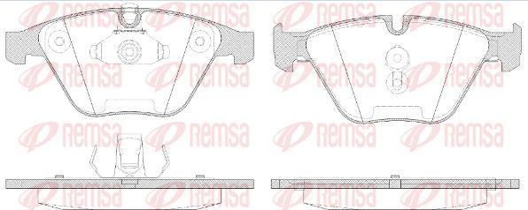 Kawe 0857 50 - Bremžu uzliku kompl., Disku bremzes www.autospares.lv