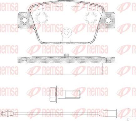 Kawe 0861 12 - Bremžu uzliku kompl., Disku bremzes www.autospares.lv