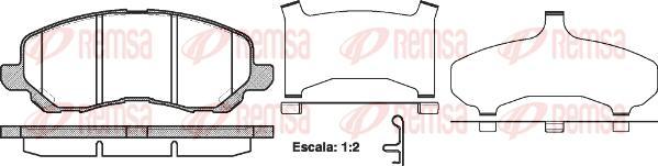 Kawe 0804 31 - Bremžu uzliku kompl., Disku bremzes www.autospares.lv