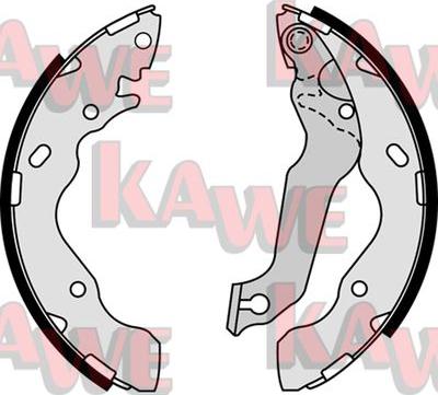 Kawe 08015 - Bremžu loku komplekts www.autospares.lv