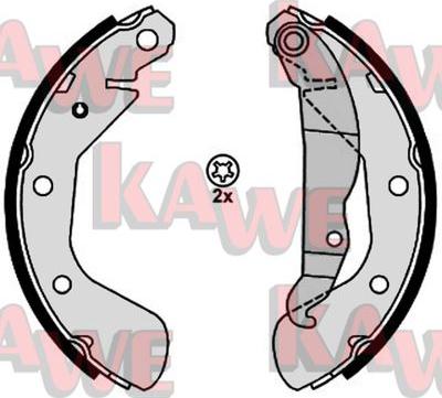 Kawe 08130 - Bremžu loku komplekts www.autospares.lv