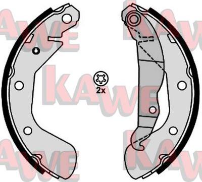 Kawe 08120 - Bremžu loku komplekts www.autospares.lv