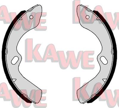 Kawe 08890 - Bremžu loku komplekts www.autospares.lv